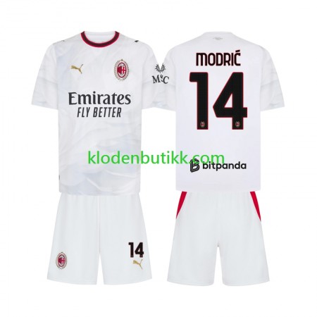 AC Milan Luka Modrić 14 Barn Borte Fotballdrakt 2026/27 Kortermet AC Milan Luka Modrić 14 Barn Borte Fotballdrakt 2026/27 Kortermet